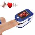 Monitored Fingertip Oximeter with LED Display