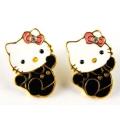 Hello Kitty Earrings with Crystals