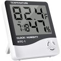 Clock with Temperature and Humidity Meter