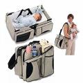 Multi Functional Baby Travel Bed and Bag Pink