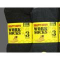 3 Pairs Men's Extreme Work Socks for Boots