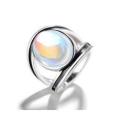 S925 Sterling Silver Moonstone Ring - Size 9 (R)