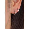 Small Huggie Hoop Cartilage Earrings - 1 Pair