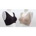 Comfortable Seamless Sexy Push up Bra without Pad - Large/XL Black