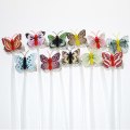 2 x Colorful Butterfly LED Light Hair Clip