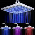 7 in 1 COLOUR CHANGING LED Rainfall Shower Head