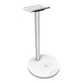Wireless Charging Dock With Headphone Stand - White