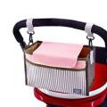 Portable Baby Stroller Hanging Storage Bag - Pink & Stripe
