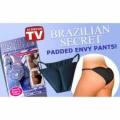 BRAZILIAN SECRET padded panty - Lift and Shape Your Buttocks - Large Black