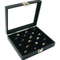 36 Slot Ring Display Box, Jewelry Display Storage Case