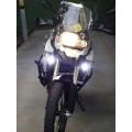 MOTORCYCLE LED LIGHT SILVER COLOR