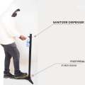 Custom Made 70 Cm Heavy Duty Foot Operated Self Standing Sanitizer Stand