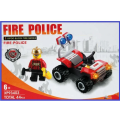 44 Pieces Marvelous Fire Police Block Set