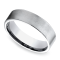 Smooth Comfort Fit Beveled Edges Wedding Ring, Genuine Stainless Steel - Size 9 | R-S
