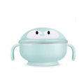 Stainless Steel Baby Food Bowl with Suction Cup and Lid
