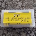 TF 18650 3.7v Lithium Rechargeable Battery Set