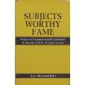 Subjects Worthy Fame: Essays on Commonwealth Literature in Honour of H. H. Anniah Gowda (Copy of ...