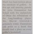 The Rubaiyat of a Golfer (Scarce with Dust Jacket, Published 1946) | J. A. Hamilton & D. L. Ghilchik