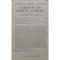 Journal of Semitic Studies (Vol. 4, No. 1, January 1959)