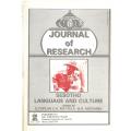 Journal of research (sesotho language and culture | D.Coplan ZA Matsela  M.B Mochaba