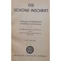 Die Schone Inschrift (German) | Arthur Sansoni