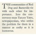 Yates of Red Dog | Archie Joscelyn