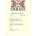 Debate: Philippine Left Review (Issue No. 4, September 1992)