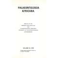 Palaeontologia Africana, Vol. 19, 1976 (Presented in Honour of Dr. Edna Plumstead)