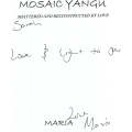 Mosaic Yangu: Shattered & Reconstructed by Love (Inscribed by Author) | Maria Mathlo