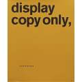 Display Copy Only: A Book of Intro Work | John OReilly