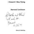 I Dreamt I Was Flying (Inscribed by Author) | Bernard Levinson