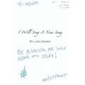 I Will Sing a New Song (Inscribed by Author) | Lungi Ngaphi