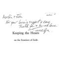 Keeping the Hours (Inscribed by Author) | Evelyn Cresswell