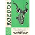 Koedoe: Journal for Scientific Research in the National Parks of the Republic of South Africa (No...