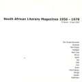 South African Literary Magazines 1956-1978