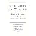 The Gods of Winter (Inscribed by Author) | Dana Gioia