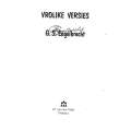 Vrolike Versies (Inscribed and Signed by Author) | G. S. Engelbrecht