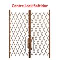 Centre Lock Saftidor - Bronze - White / 2200mm - 2600mm Width