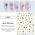 Nail Sticker - 1233 - Flowers