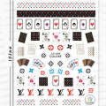 Nail Sticker - LV / Cards / Poker - (CA-694)