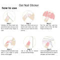 UV Gel Nail Wraps - JT-010 - 22 Tips
