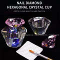 Acrylic Glass Cup with Diamond Lid