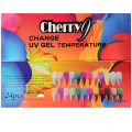 Cherry - UV Gel Polish - Colour Change - 24pcs