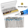 Electric File/Drill Bit Set - 30pcs