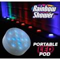 Portable LED Rainbow Shower Pod
