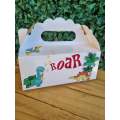 DINOSAURS PARTY PACK 5 BOXES only, personalized kiddies birthday party themed decor party boxes c...