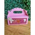 BALLET BARBIE PARTY PACK 5 BOXES only, personalized kiddies birthday party themed decor party box...