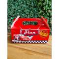 CARS LIGHTNING MCQUEEN PARTY PACK  5 BOXES only, personalized kiddies birthday party themed decor...