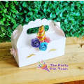 UNICORN PARTY PACK 5 BOXES only, personalized kiddies birthday party themed decor party boxes cus...