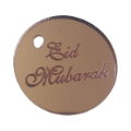 Eid Mubarak Tags - Round, Pack of 5s, Assorted Colours